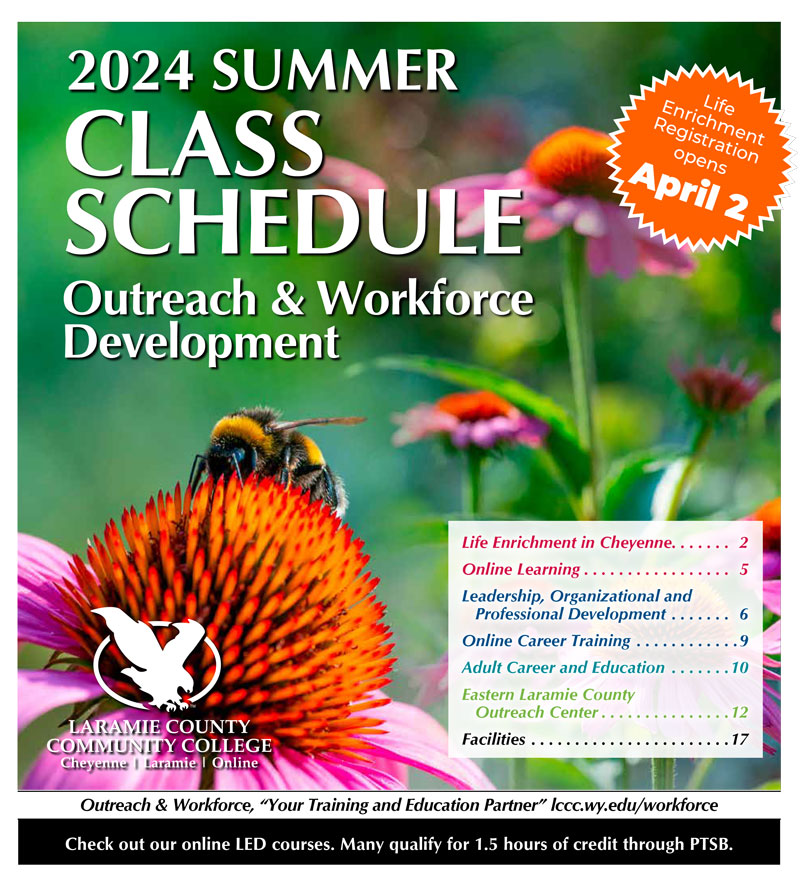 2024 Summer Class Schedule for Outreach and Workforce Development