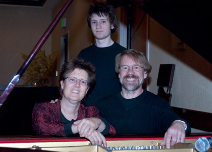 The Bank of the West Music Series presents Mark Sloniker, pictured April 27, 2010, with wife, Colleen Crosson, and son Myles.