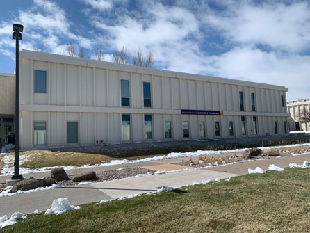 Business Building exterior prior to the exterior renewal work