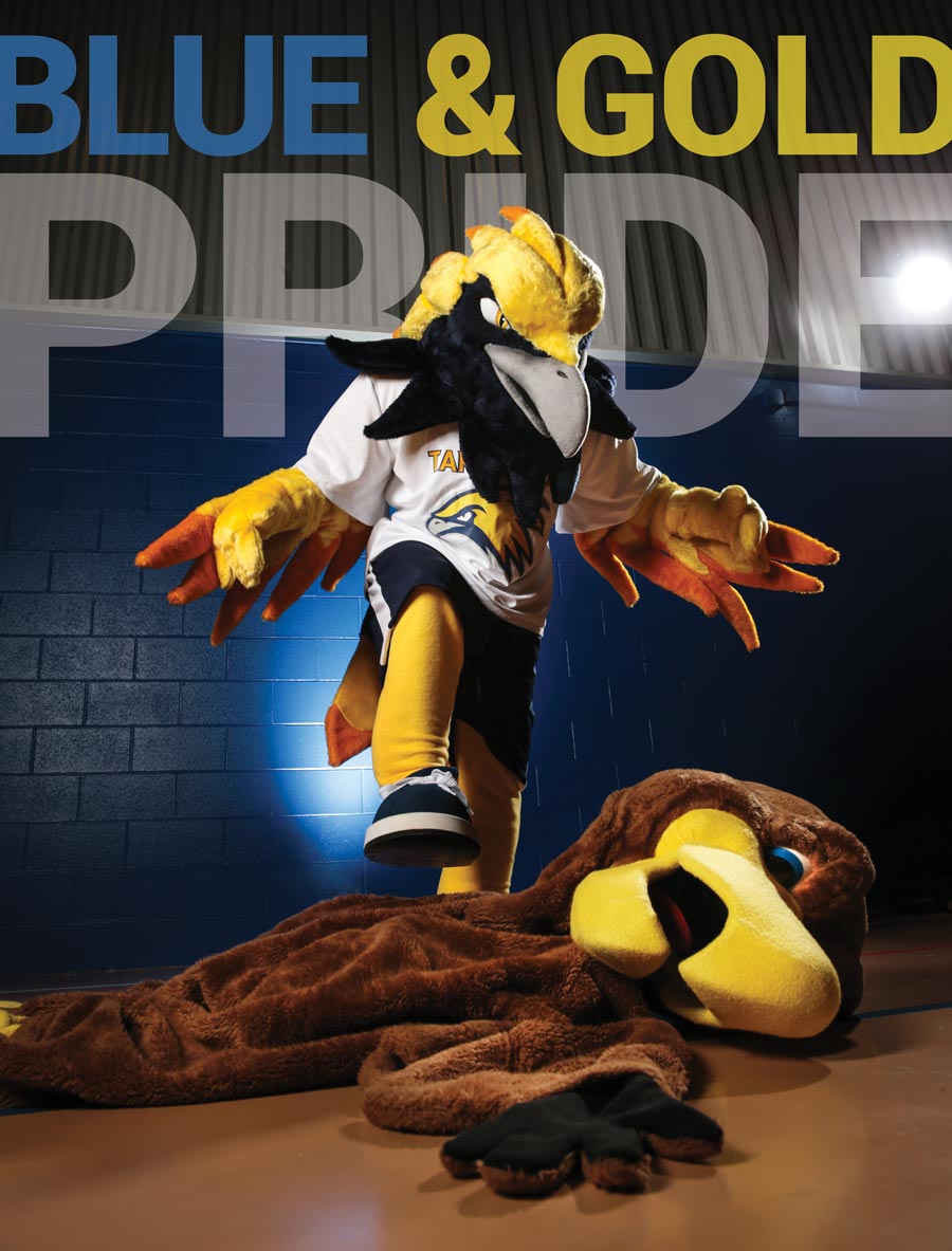 Blue and Gold Pride, meet Talon, the new LCCC mascot