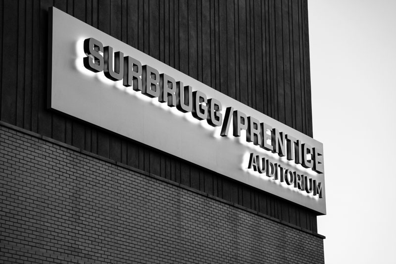 LCCC’s newest building is the Surbrugg Prentice Auditorium. Named in honor of Dr. Sandra Surbrugg and Dr. Robert Prentice, the SPA will host both campus and community events.