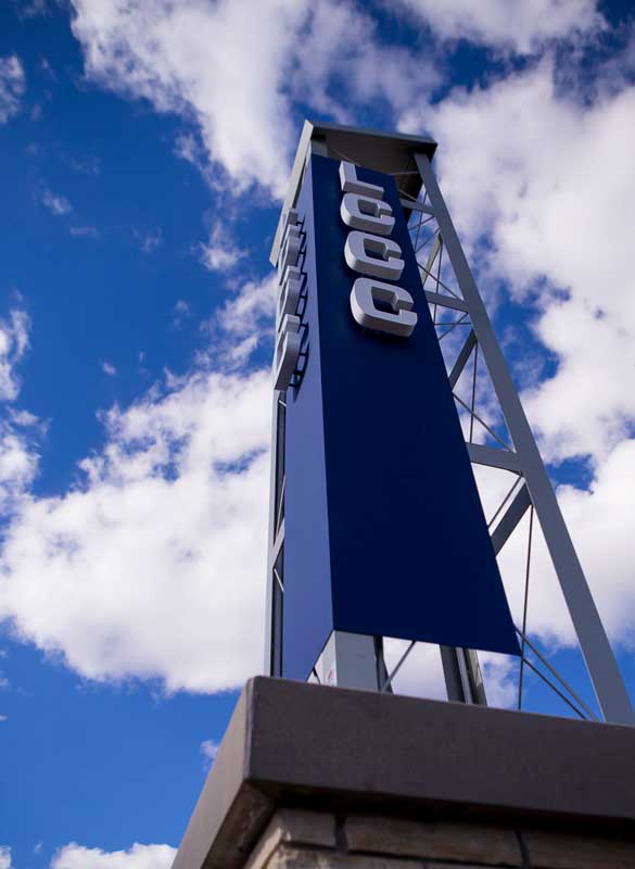 LCCC Spire at the entrance