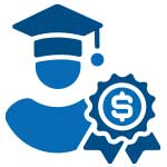 icon with person and award