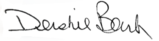 Dershie Barber signature