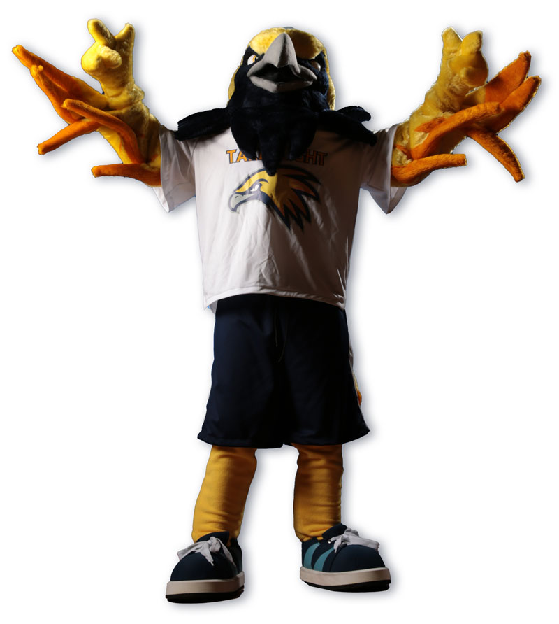 Talon the LCCC mascot