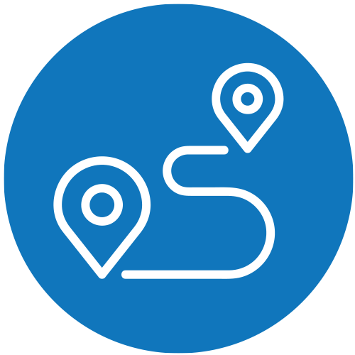 two locators connected icon