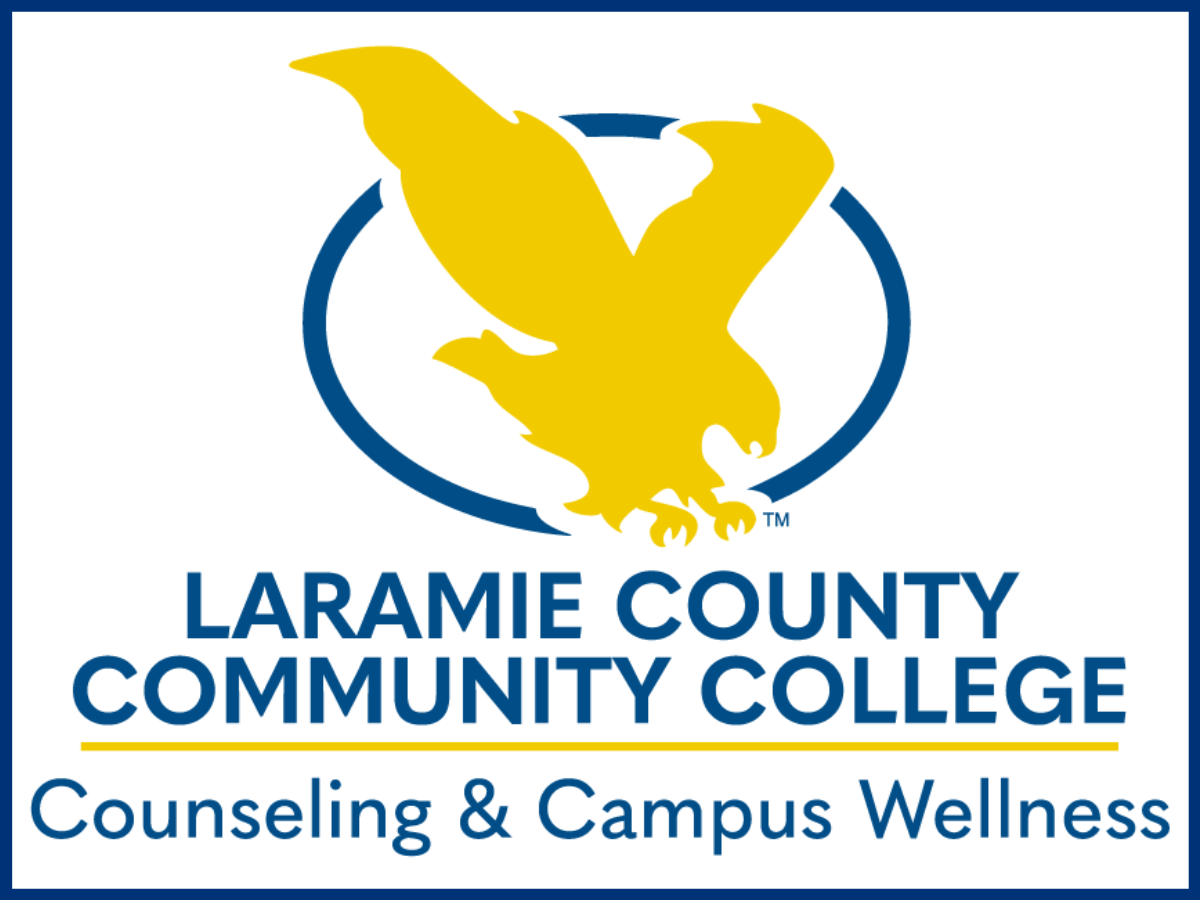 LCCC logo with text under it reading Cousneling & Campus Wellness