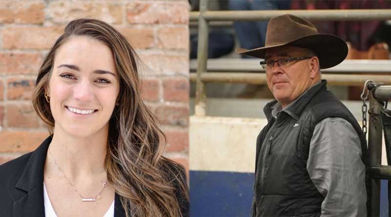 Danielle Rinaldo and Dean Finnerty were named head coaches of women's basketball and rodeo respectively. 