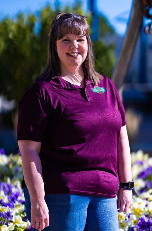 LCCC student Gina Blackburn stands on campus. 