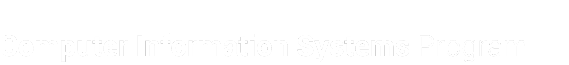 Computer Information Systems Program
