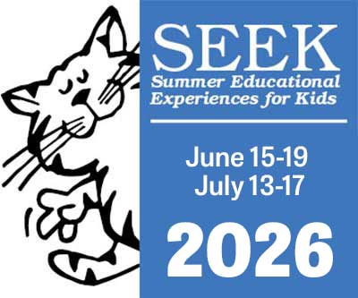 SEEK - Summer Educational Experiences for Kids June 15-19 and July 13-17 2026